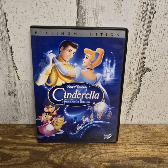 Disney Other - 3/$15 Disney Cinderella Platinum Edition DVD